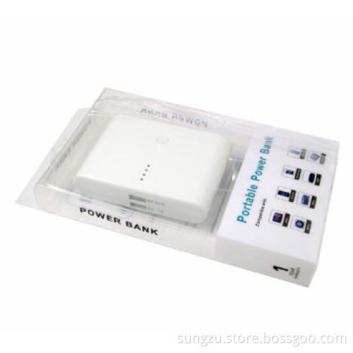 Dual USB portable portable charger 12000mAh for Samsung